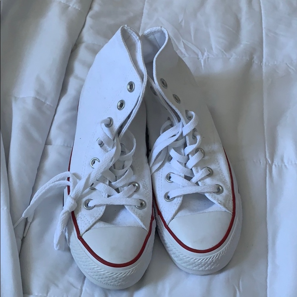 White high top converse